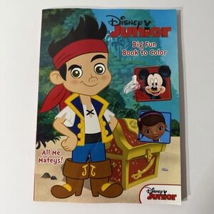 Disney Junior Big Fun Book to Color ~ All Me Mateys!  Paperback Coloring Book